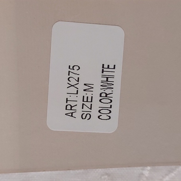 Women's White Top 100% Linen - Picture 12 of 12